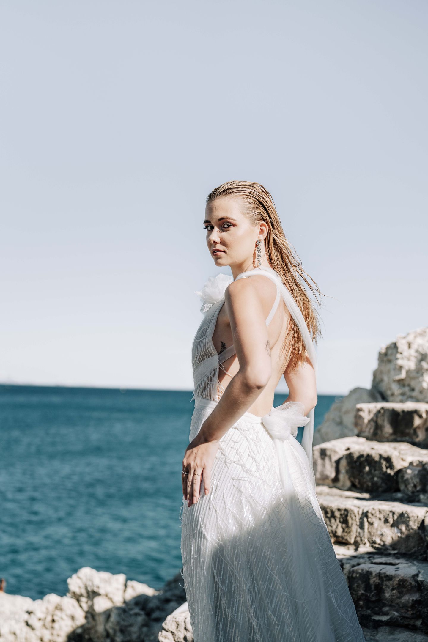 Robe de mariée couture et sexy - créateur sur mesure