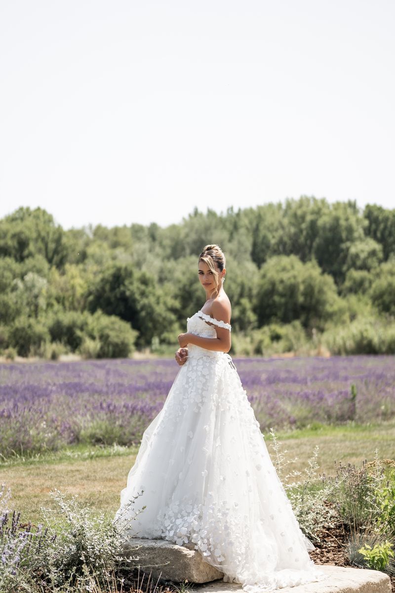 Robe de mariée pour un mariage champêtre