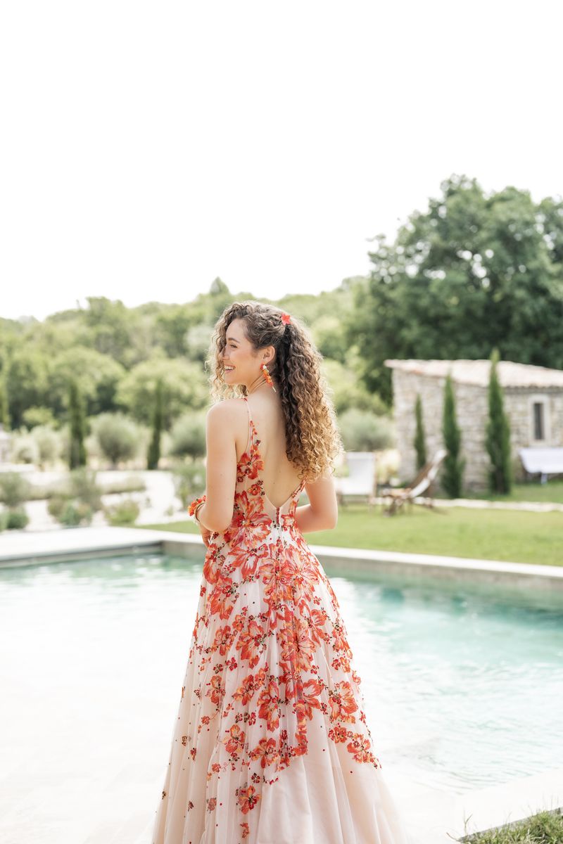 Robe de mariée rouge