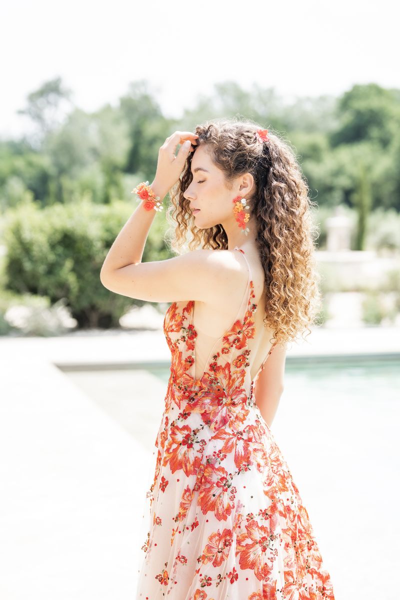 Robe de mariée rouge
