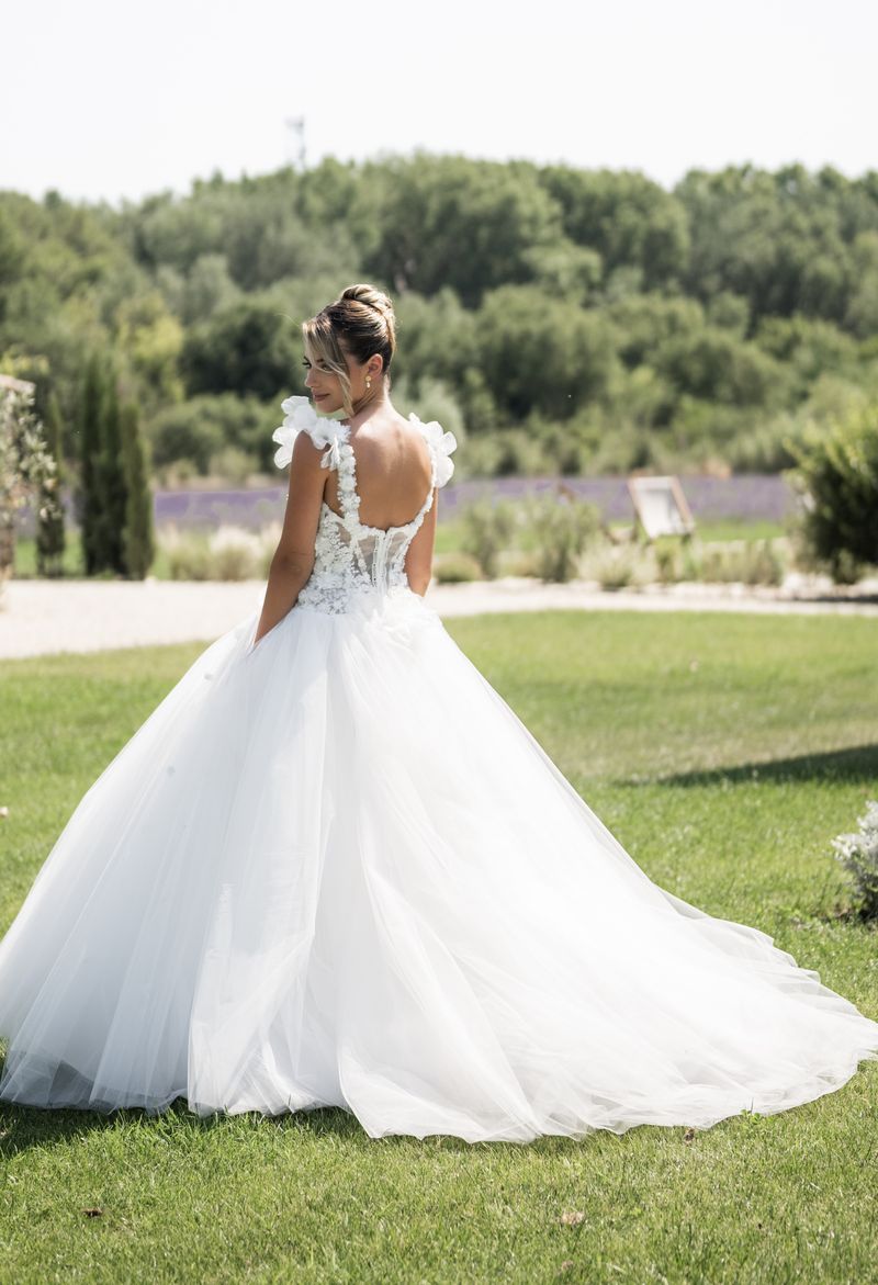 Robe de mariée princesse gros volume